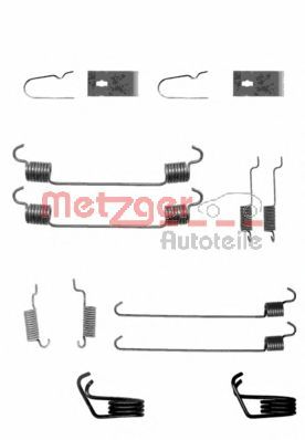 Комплектующие, тормозная колодка METZGER 105-0799