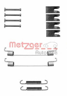 Комплектующие, тормозная колодка METZGER 105-0827