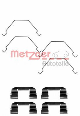 Комплектующие, колодки дискового тормоза METZGER 109-1292
