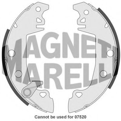 Тормозные колодки MAGNETI MARELLI 360219192100