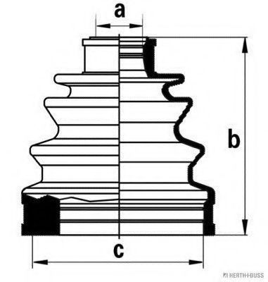 Комплект пылника, приводной вал MAGNETI MARELLI 600000064100
