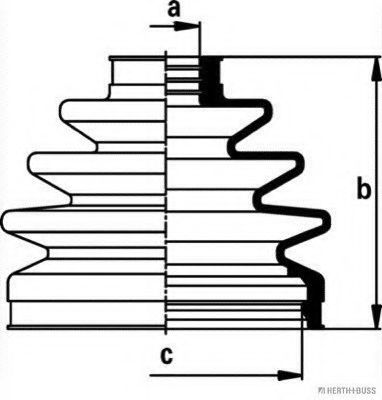 Комплект пылника, приводной вал MAGNETI MARELLI 600000064210