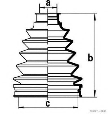 Комплект пылника, приводной вал MAGNETI MARELLI 600000064400