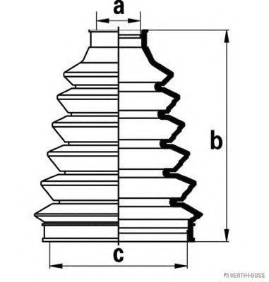 Комплект пылника, приводной вал MAGNETI MARELLI 600000064890