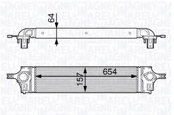 Интеркулер MAGNETI MARELLI 351319202320