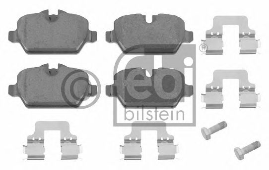 Комплект тормозных колодок, дисковый тормоз FEBI BILSTEIN 16560