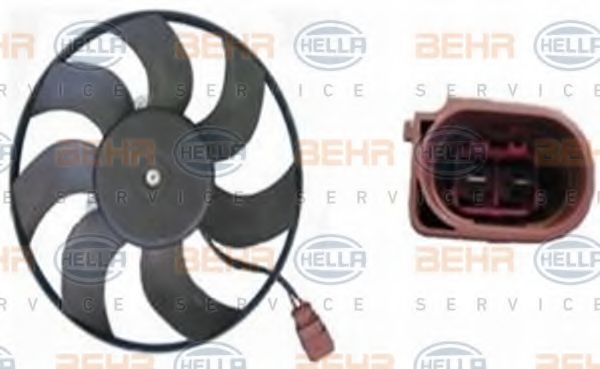 Вентилятор, охлаждение двигателя BEHR HELLA SERVICE 8EW 351 040-061