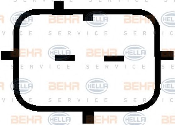 Компрессор, кондиционер BEHR HELLA SERVICE 8FK351134661