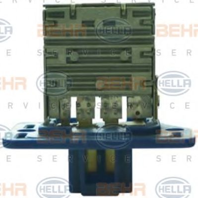 Сопротивление, вентилятор салона BEHR HELLA SERVICE 9ML 351 321-461