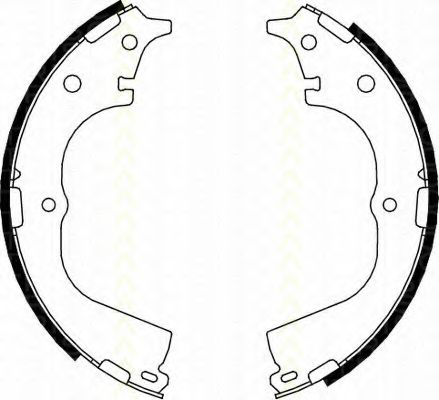 Комплект тормозных колодок TRISCAN 8100 13557