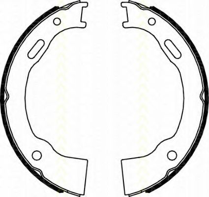 Комплект тормозных колодок, стояночная тормозная система TRISCAN 8100 80014