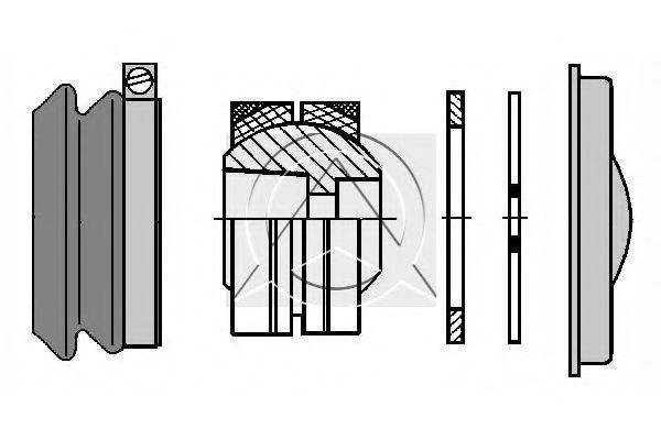 ремонтный комплект, рычаг подвески SIDEM 44248