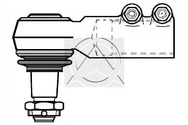 Наконечник поперечной рулевой тяги SIDEM 500032