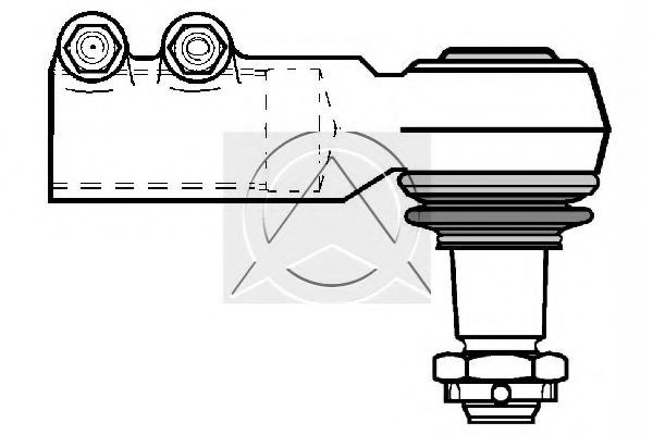 Наконечник поперечной рулевой тяги SIDEM 500033