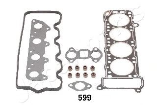 Комплект прокладок, головка цилиндра JAPANPARTS KG-599