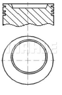 Поршень MAHLE ORIGINAL E14285