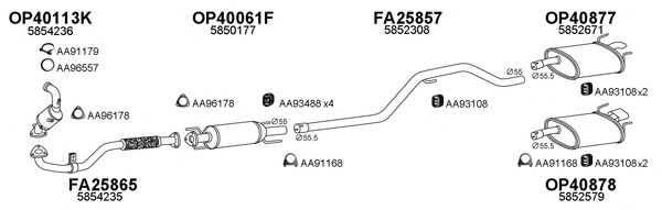 Система выпуска ОГ VENEPORTE 400531