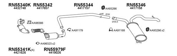Система выпуска ОГ VENEPORTE 400570
