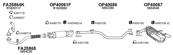 Система выпуска ОГ VENEPORTE 770194