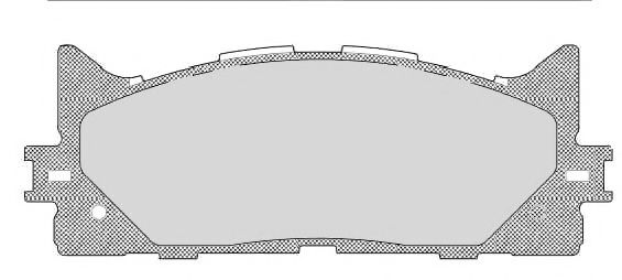Комплект тормозных колодок, дисковый тормоз RAICAM RA.0884.0