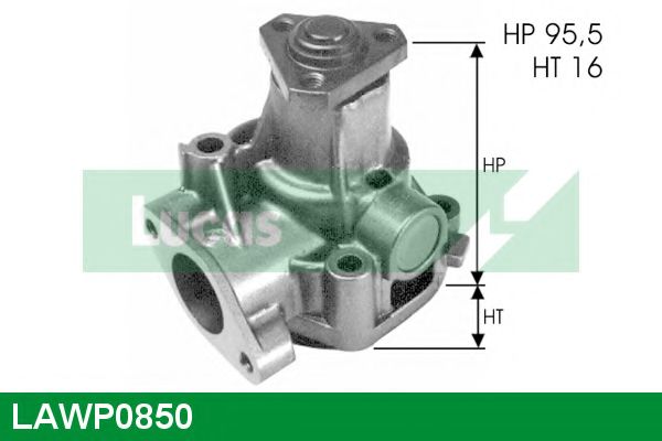 Водяной насос LUCAS ENGINE DRIVE LAWP0850