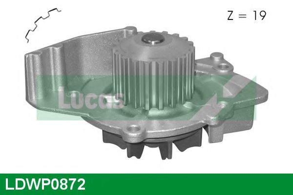 Водяной насос LUCAS ENGINE DRIVE LDWP0872