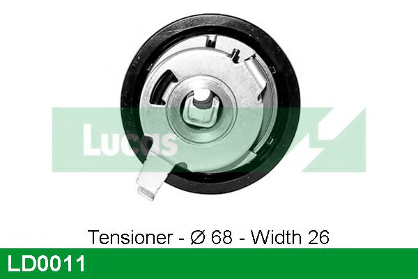 Натяжной ролик, ремень ГРМ LUCAS ENGINE DRIVE LD0011