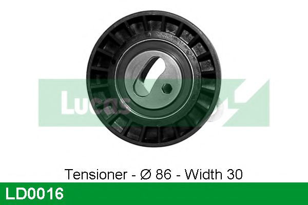 Натяжной ролик, ремень ГРМ LUCAS ENGINE DRIVE LD0016