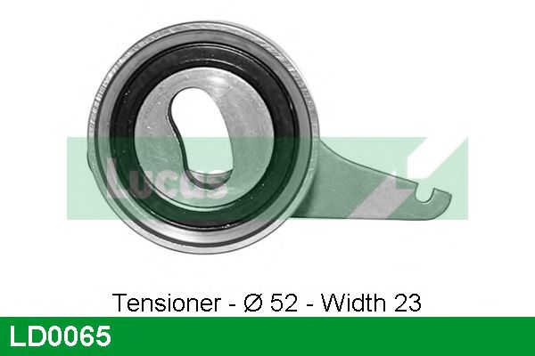 Натяжной ролик, ремень ГРМ LUCAS ENGINE DRIVE LD0065