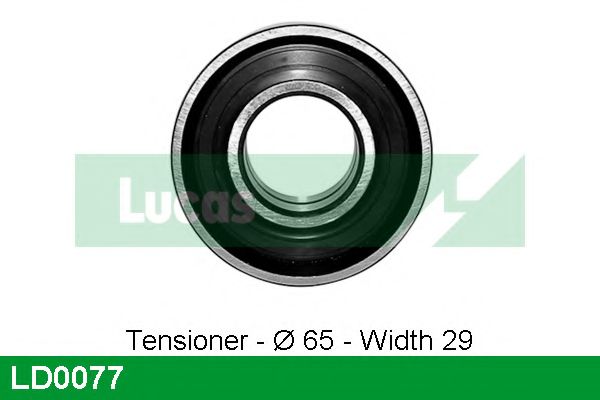 Натяжной ролик, ремень ГРМ LUCAS ENGINE DRIVE LD0077