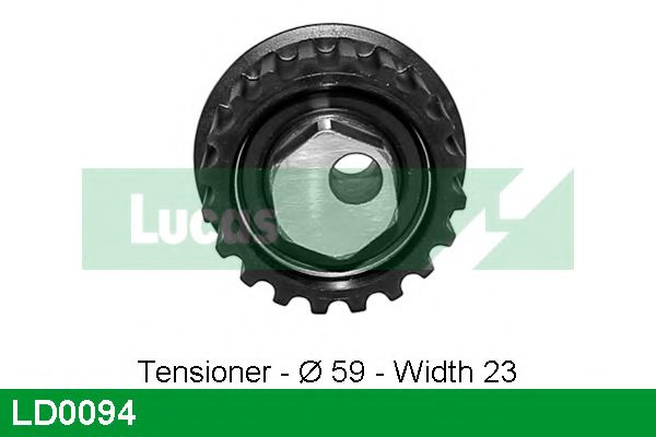 Натяжной ролик, ремень ГРМ LUCAS ENGINE DRIVE LD0094