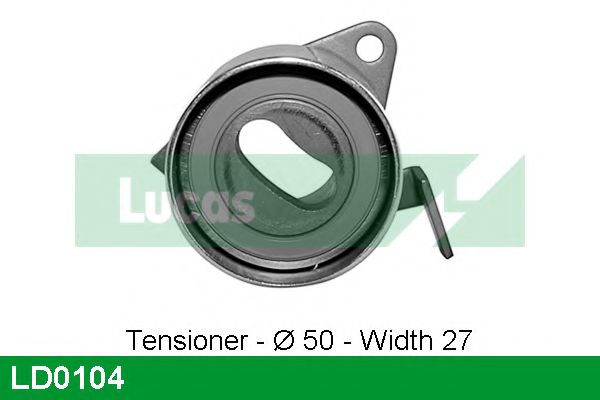 Натяжной ролик, ремень ГРМ LUCAS ENGINE DRIVE LD0104