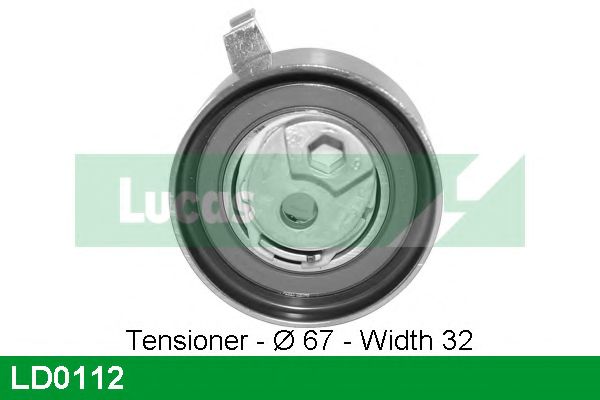 Натяжной ролик, ремень ГРМ LUCAS ENGINE DRIVE LD0112