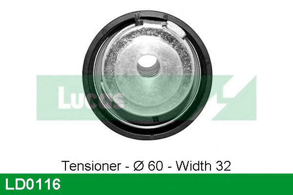 Натяжной ролик, ремень ГРМ LUCAS ENGINE DRIVE LD0116