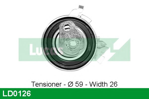 Натяжной ролик, ремень ГРМ LUCAS ENGINE DRIVE LD0126
