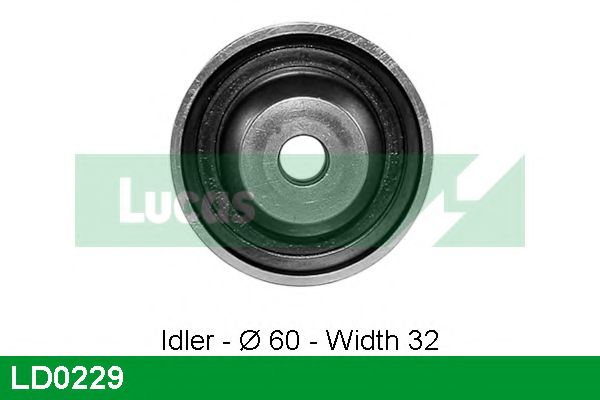 Натяжной ролик, ремень ГРМ LUCAS ENGINE DRIVE LD0229
