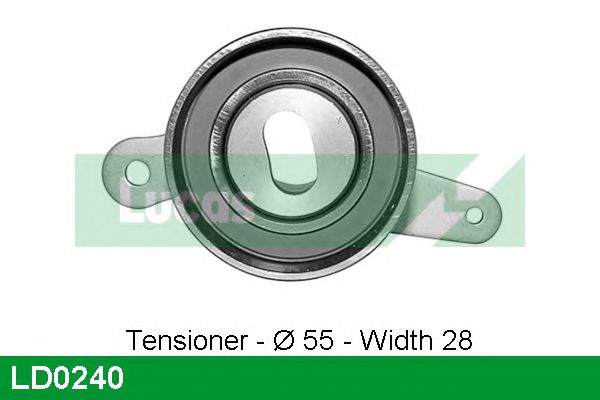Натяжной ролик, ремень ГРМ LUCAS ENGINE DRIVE LD0240