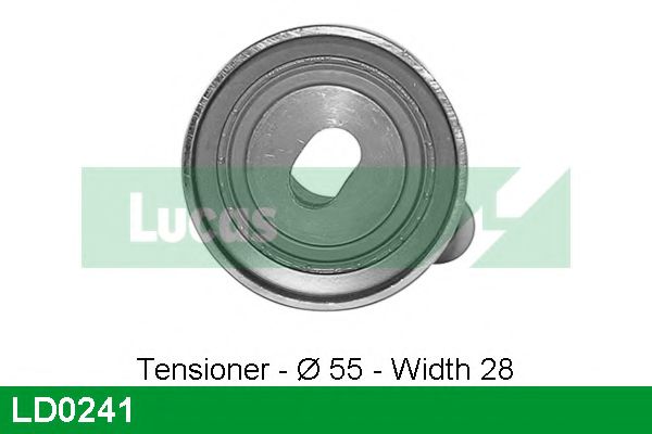 Натяжной ролик, ремень ГРМ LUCAS ENGINE DRIVE LD0241