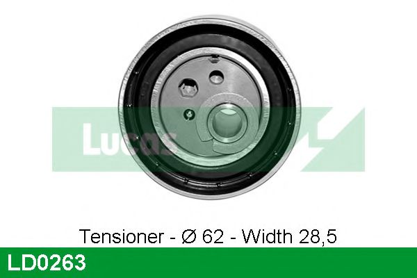 Натяжной ролик, ремень ГРМ LUCAS ENGINE DRIVE LD0263
