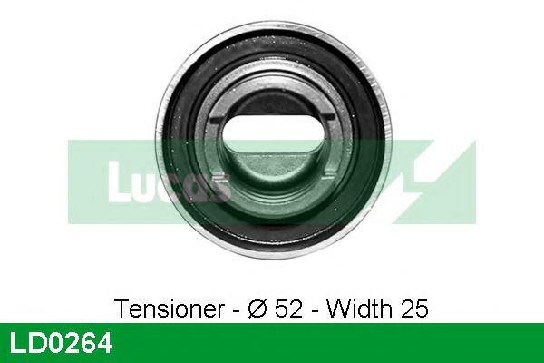 Натяжной ролик, ремень ГРМ LUCAS ENGINE DRIVE LD0264