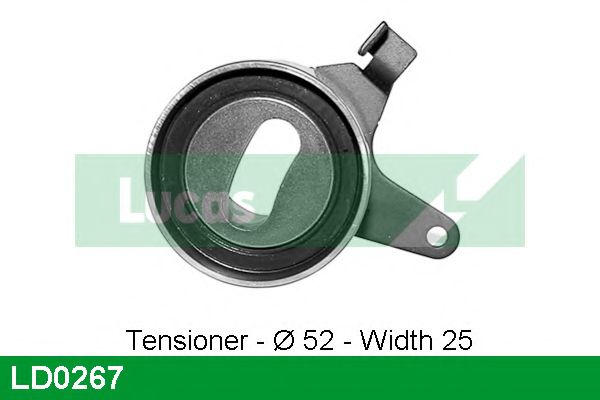Натяжной ролик, ремень ГРМ LUCAS ENGINE DRIVE LD0267