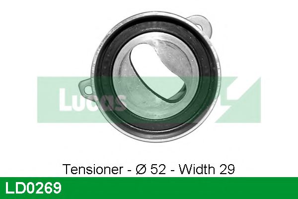 Натяжной ролик, ремень ГРМ LUCAS ENGINE DRIVE LD0269