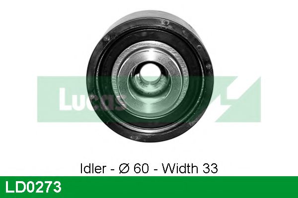 Натяжной ролик, ремень ГРМ LUCAS ENGINE DRIVE LD0273