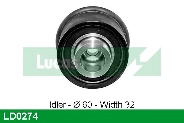 Натяжной ролик, ремень ГРМ LUCAS ENGINE DRIVE LD0274