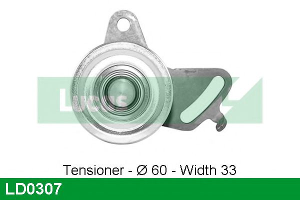 Натяжной ролик, ремень ГРМ LUCAS ENGINE DRIVE LD0307