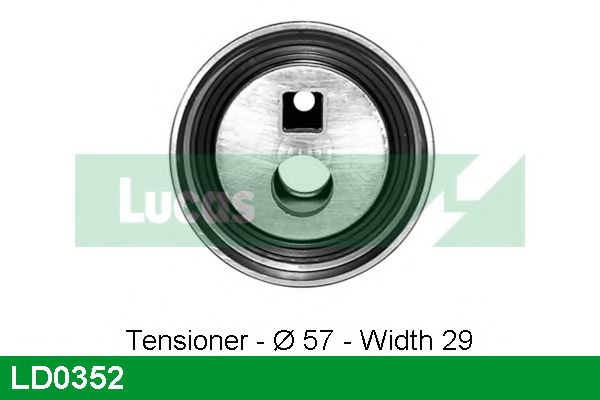 Натяжной ролик, ремень ГРМ LUCAS ENGINE DRIVE LD0352