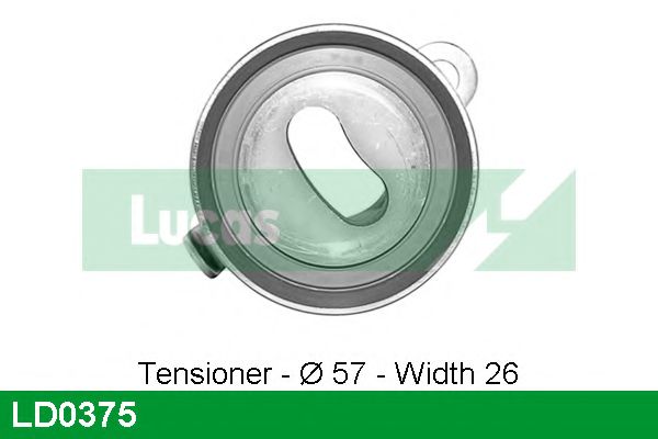 Натяжной ролик, ремень ГРМ LUCAS ENGINE DRIVE LD0375