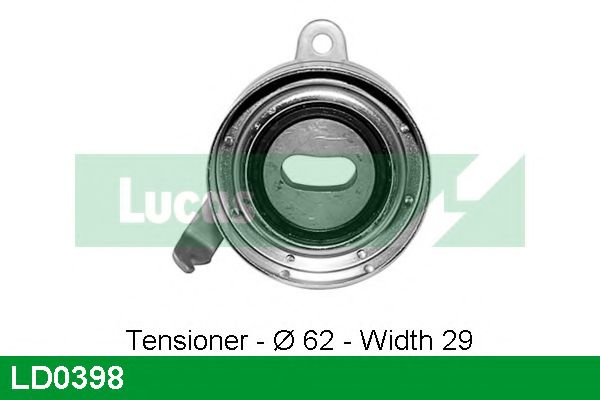 Натяжной ролик, ремень ГРМ LUCAS ENGINE DRIVE LD0398