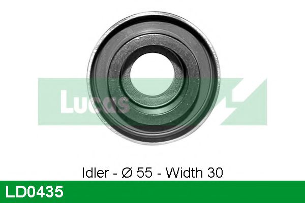 Натяжной ролик, ремень ГРМ LUCAS ENGINE DRIVE LD0435