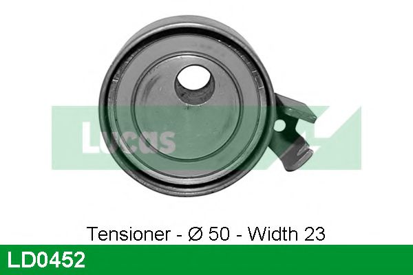 Натяжной ролик, ремень ГРМ LUCAS ENGINE DRIVE LD0452